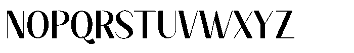 Granvia Ultra Semi Condensed Font UPPERCASE