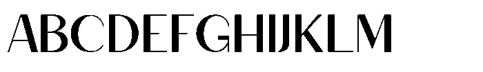 Granvia Ultra Semi Expanded Font UPPERCASE