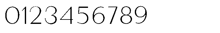 Granvia Ultra Thin Expanded Font OTHER CHARS