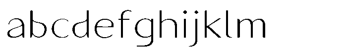 Granvia Ultra Thin Expanded FONT