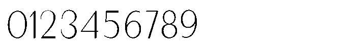 Granvia Ultra Thin Semi Condensed Font OTHER CHARS