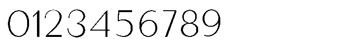 Granvia Ultra Thin Semi Expanded Font OTHER CHARS
