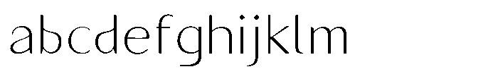 Granvia Ultra Thin FONT