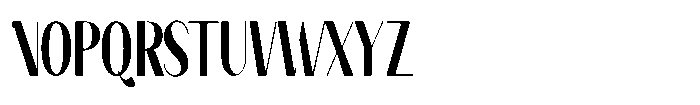 Granvia Ultra Ultra Condensed Font UPPERCASE