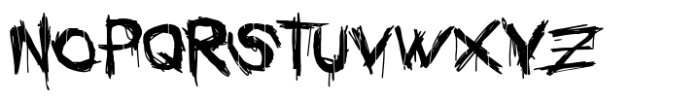 Graphic Psychopathy Font UPPERCASE