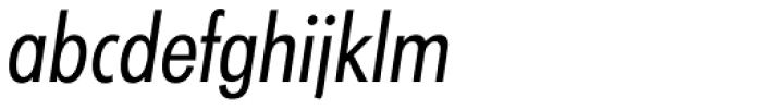 Graphicus DT Cond Oblique Font LOWERCASE