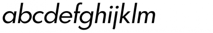 Graphicus DT Oblique Font LOWERCASE