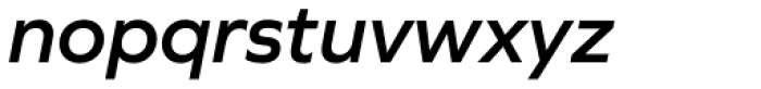 Graphie Semi Bold Italic Font LOWERCASE