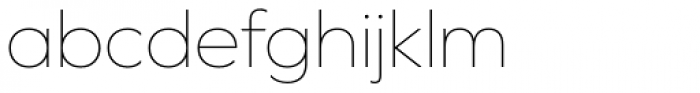 Graphie Thin Font LOWERCASE