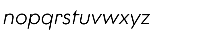 Graphit Light Italic Font LOWERCASE