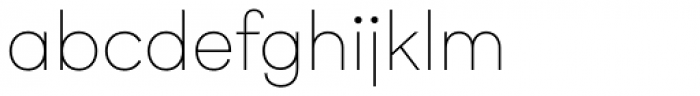 Graphit Thin Font LOWERCASE