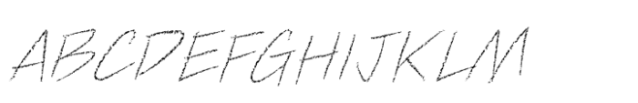 Graphite Club Light Italic Font UPPERCASE