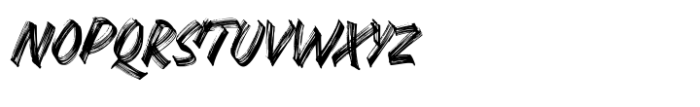 Grashrock Font LOWERCASE