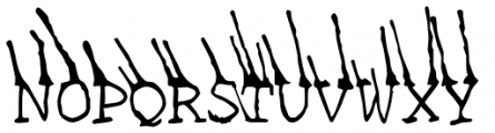 Grassy Bold Font UPPERCASE
