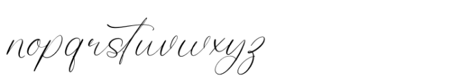Grateful Sentora Regular Font LOWERCASE