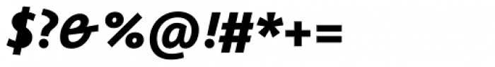 Graublau Sans Bold Italic Font OTHER CHARS