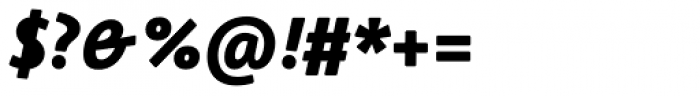 Graublau Sans Display Bold Italic Font OTHER CHARS