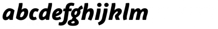 Graublau Sans Display Bold Italic Font LOWERCASE