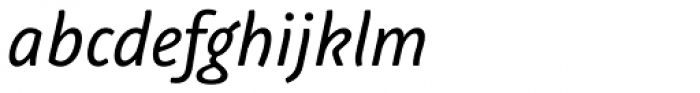 Graublau Sans Display Italic Font LOWERCASE