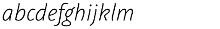 Graublau Sans Light Italic Font LOWERCASE