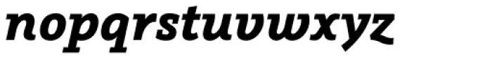 Graublau Slab Bold Italic Font LOWERCASE