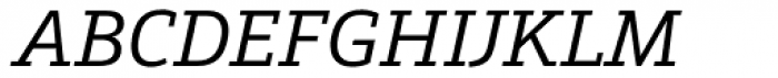 Graublau Slab Italic Font UPPERCASE