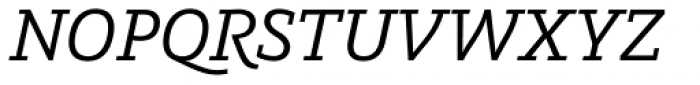 Graublau Slab Italic Font UPPERCASE