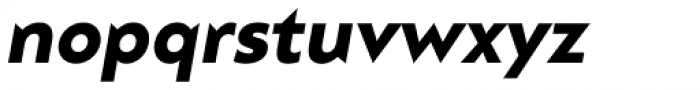 Grava Display Black Oblique Font LOWERCASE
