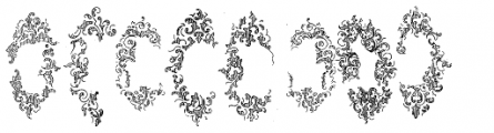 Grave Ornaments Two Font LOWERCASE