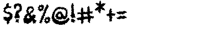 Gravebound Font OTHER CHARS