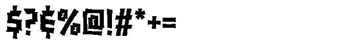 Gravedigger Font OTHER CHARS