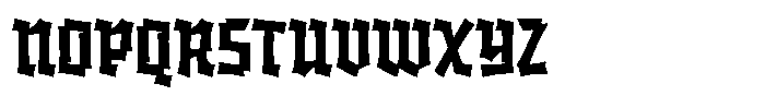 Gravedigger Font UPPERCASE