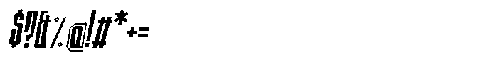 Gravenreach Italic Font OTHER CHARS