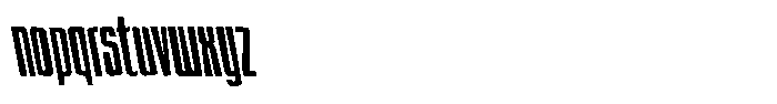 Gravenreach Oblique Font LOWERCASE