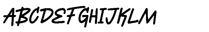 Gravfo Font UPPERCASE