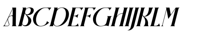 Gravhez Italic Font UPPERCASE
