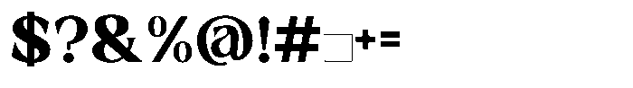 Gravida Font OTHER CHARS