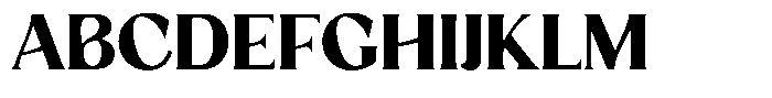 Gravida Font UPPERCASE
