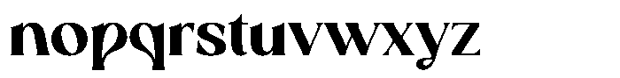 Gravida Font LOWERCASE