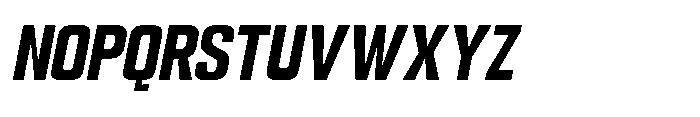 Gravik Sans Bold Oblique Font UPPERCASE