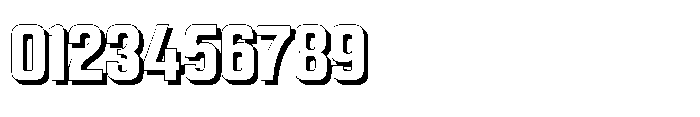 Gravik Sans Bold Shadow Font OTHER CHARS