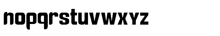 Gravik Sans Bold Font LOWERCASE