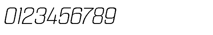 Gravik Sans Extra Light Oblique Font OTHER CHARS