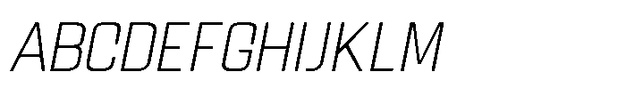 Gravik Sans Extra Light Oblique Font UPPERCASE