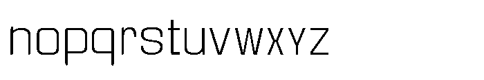 Gravik Sans Extra Light Font LOWERCASE