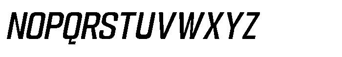 Gravik Sans Medium Oblique Font UPPERCASE