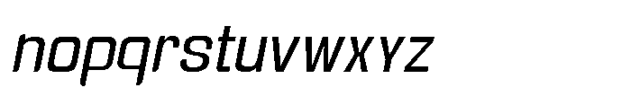 Gravik Sans Oblique Font LOWERCASE