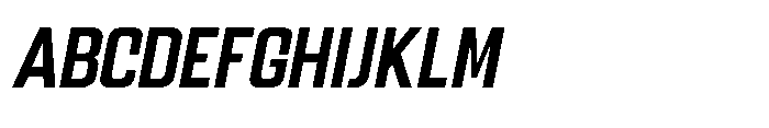 Gravik Sans Semi Bold Oblique Font UPPERCASE