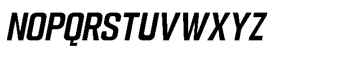 Gravik Sans Semi Bold Oblique Font UPPERCASE