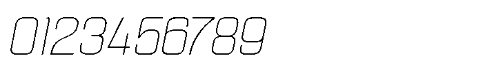 Gravik Sans Thin Oblique Font OTHER CHARS